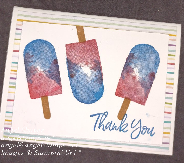 Video: Red, White, and Blue Thank You Popsicles