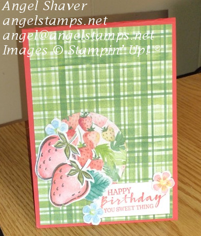 Video: Strawberry Birthday Card