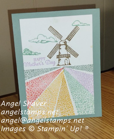 Video: #simplestamping Field of Tulips