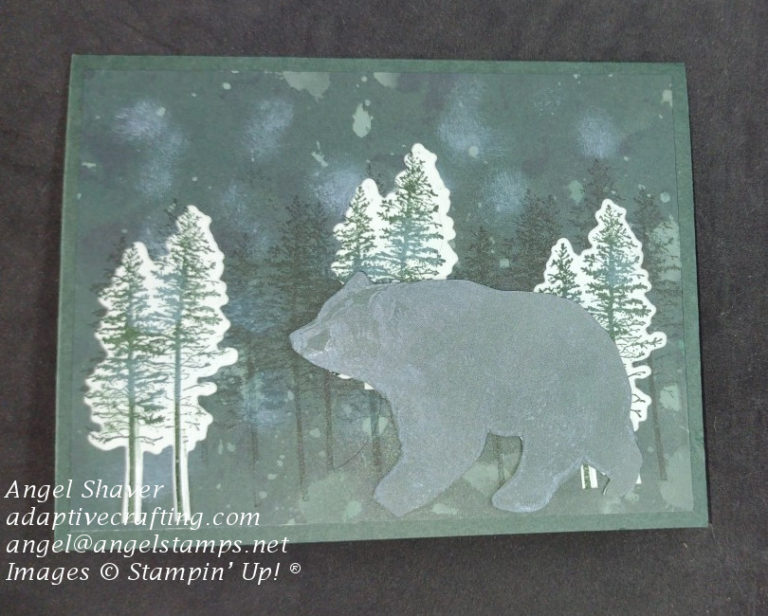 Video: Bear Walking Through the Snowy Woods christmas Card