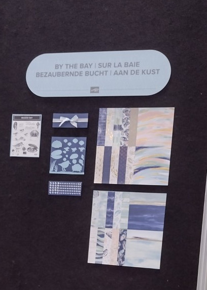 Products from By the Bay Suite--stamps, dies, ribbon, embellishments, patterned paper