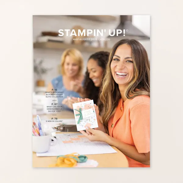 Picture of cover of Stampin' Up! May-August 2026 catalog.